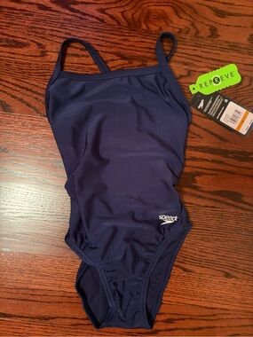 Speedo Navy One-Piece Swimsuit